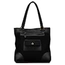 Prada Black Tessuto Einkaufstasche