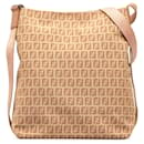 Fendi Brown Zucchino Crossbody