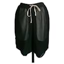RICK OWENS Black silk Bermuda shorts size 40 ITALIAN Excellent condition - Rick Owens