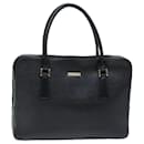 BURBERRY Business Bag Leather Black Auth bs14566 - Burberry
