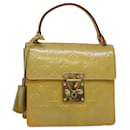 LOUIS VUITTON Monogram Vernis Spring Street Hand Bag Gris M91029 LV Auth 73919 - Louis Vuitton