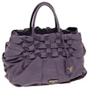 PRADA Bolso de Mano Nylon Púrpura Auth 75585 - Prada