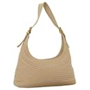 BALLY Shoulder Bag Leather Beige Auth bs14607 - Bally