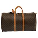 Louis Vuitton Monogram Keepall 60 Boston Bag M41422 LV Auth am6273