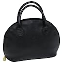 VALENTINO Hand Bag Leather Black Auth bs14649 - Valentino
