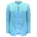 Talia Byre Turquoise Wool Stretch Jacket - Autre Marque