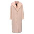Lanvin Light Pink Alpaca / Wool coat - Autre Marque