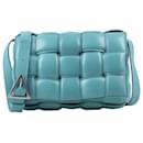 Bottega Veneta Turquoise Padded Leather Cassette Crossbody Bag