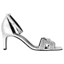 Hermes Premiere Sandals in Silver Leather - Hermès