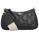 Gucci Gg Matelassé Handbag Black