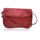 Vintage Red Embossed Leather Shoulder Bag - Valentino Garavani