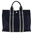 Hermes Toile Fourre Tout PM  Canvas Shoulder Bag in Excellent condition - Hermès