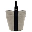 Hermes Toile Saxo Pm Canvas Shoulder Bag in Good condition - Hermès