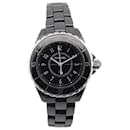 Chanel J watch12 H5695 INTENSE BLACK 33 MM BLACK CERAMIC + WATCH BOX