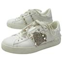 CHAUSSURES VALENTINO BASKETS ROCKSTUD HEART TRA01W2 37 CUIR SNEAKERS SHOES - Valentino