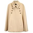 UNE.P.C. Cape de laine vintage en laine crème - Apc