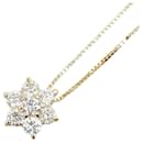 [LuxUness] 18Collier K Flower Diamond Collier en métal en excellent état - & Other Stories