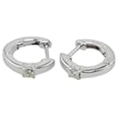 [LuxUness] 18K Diamond Hoop Earrings  Metal Earrings in Excellent condition - & Other Stories