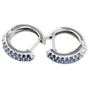 [LuxUness] Sapphire Hoop Earrings  Metal Earrings in Excellent condition - & Other Stories