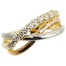 [Luxo] 18Anel de metal K & Platinum Diamond Ring em excelente estado - & Other Stories