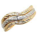 [LuxUness] 18K Diamond Curved Ring  Metal Ring in Excellent condition - & Other Stories