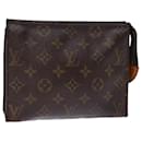 Toilette Poche Monogram Louis Vuitton 19 Pochette M47544 LV Auth am6268