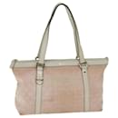 GUCCI GG Lona Tote Bag Rosa 141470 auth 75591 - Gucci