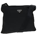 Bolsa de ombro PRADA Nylon Black Auth 75019 - Prada