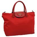 PRADA Tote Bag Nylon Rouge Authentique 75649 - Prada