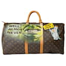 LOUIS VUITTON Keepall Bag in Brown Canvas - 33355121046 - Louis Vuitton