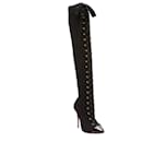 Christian Louboutin Frenchie Lace-up Over the Knee Sock boots