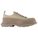 Tread Slick Sneakers - Alexander Mcqueen - Brown - Canvas