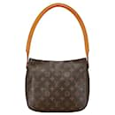 Louis Vuitton Looping MM Canvas Shoulder Bag M51146 in good condition