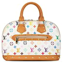 Louis Vuitton Alma PM Canvas Handbag M92647 in good condition