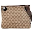 Gucci GG Canvas Eclipse Messenger Bag  Canvas Shoulder Bag 120841 in good condition