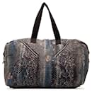 Yves Saint Laurent Nylon Mini Boston Bag Canvas Handbag 275137 in good condition
