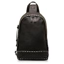 Sac bandoulière en cuir Valentino Rockstud Sac bandoulière en cuir en bon état