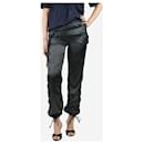 Prada Dark grey nylon belted trousers - size UK 8