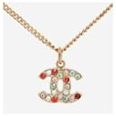 Gold Bejewelled Coco Mark 04A necklace - Chanel