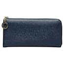 Bvlgari Leather Zip Long Wallet Leather Long Wallet 285331 in good condition - Bulgari