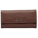 Gucci Leather Trifold Wallet Leather Long Wallet 294977 in good condition