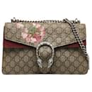 Gucci Small GG Supreme Blooms Dionysus Shoulder Bag Canvas Shoulder Bag 400249 in good condition