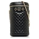 Gucci Quilted Leather Zumi Bucket Chain Bag Leather Crossbody Bag 572298 in good condition