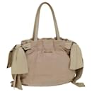 PRADA Tote Bag Leder Pink Auth 75824 - Prada