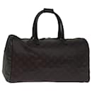 Sac Boston en toile GUCCI GG Marron 012 0383 auth 74553 - Gucci