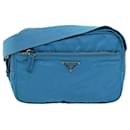 PRADA Sac à Bandoulière Nylon Bleu Clair Auth 75426 - Prada