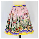 Dolce & Gabbana Multicolor Printed Short Skirt