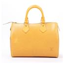 Louis Vuitton Epi Leather Speedy 25 Handbag in Yellow