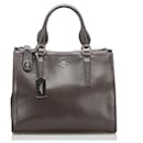 Coach Leather Crosby Carryall Bag Leather Handbag 33545.0 in good condition