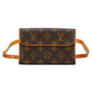 Louis Vuitton Pochette Florentine Canvas Belt Bag M51855 in good condition